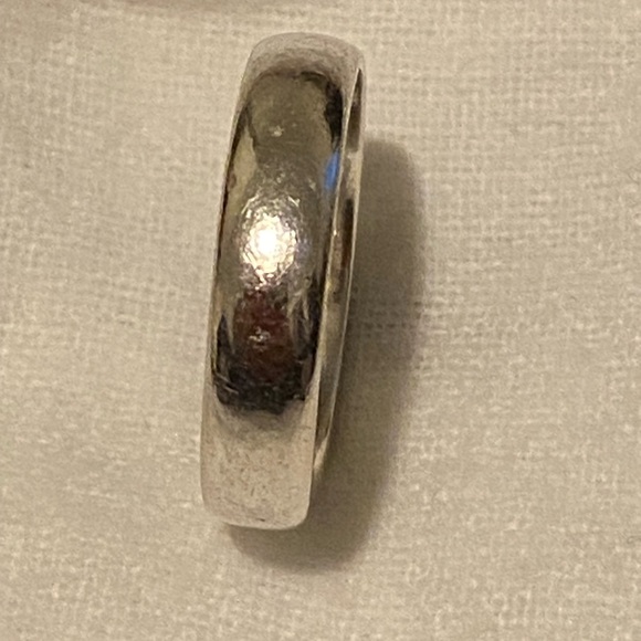 Men’s 925sterling silver band (mlx brand engraved) size 9 - Picture 6 of 6